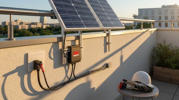 Sicherheit fürs Balkonkraftwerk: Worauf muss ich achten?