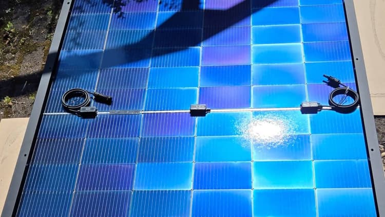 Photovoltaik Modul Balkonkraftwerk PV-Anlage