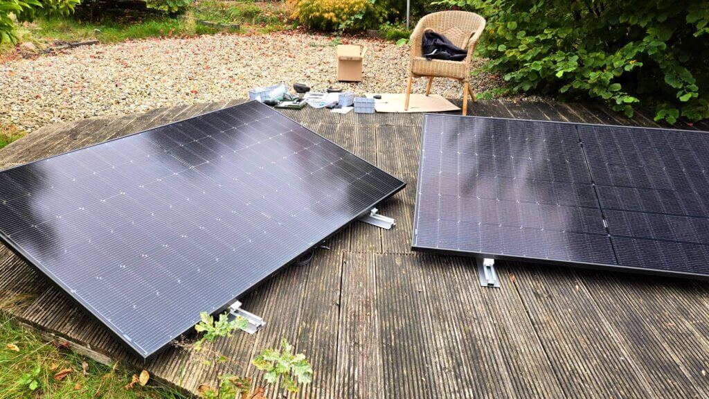 Test EPP Solar Balkonkraftwerk mit zwei Modulen