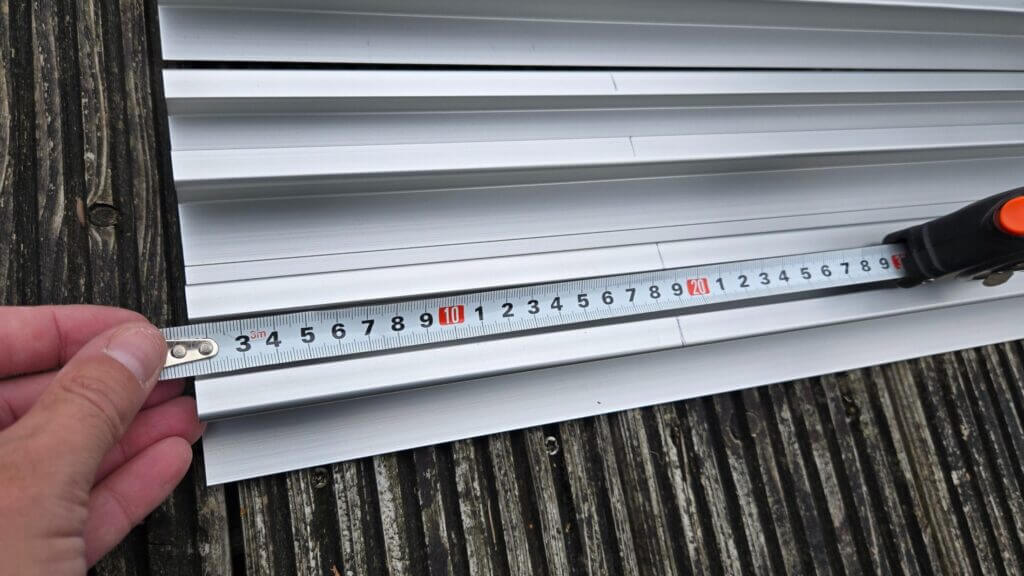 Test EPP Solar Montage der Halterung