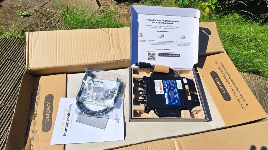 Solakon onBasic Test Wechselrichter und Kabel