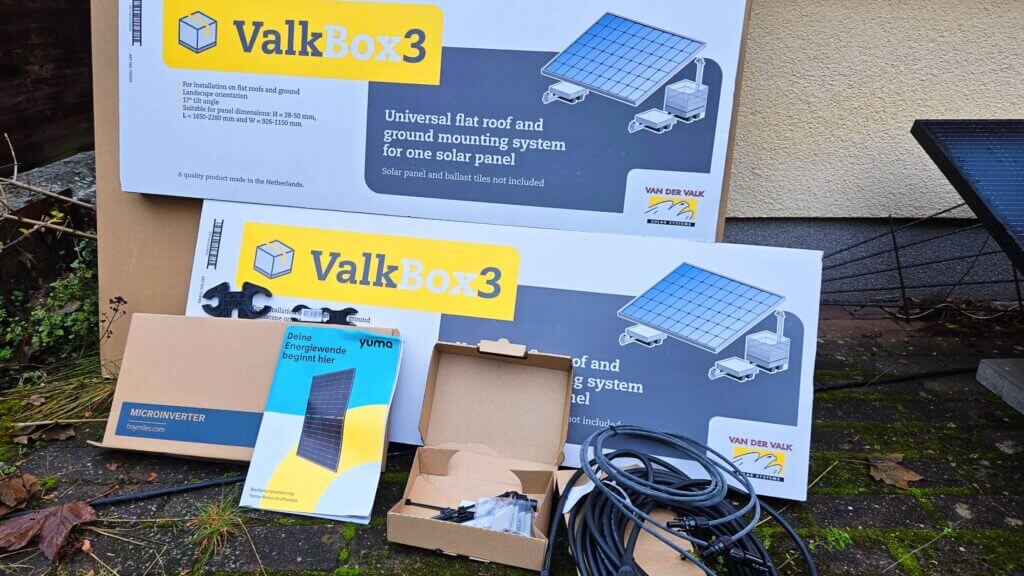 Yuma Flat Test Lieferung mit Halterungen