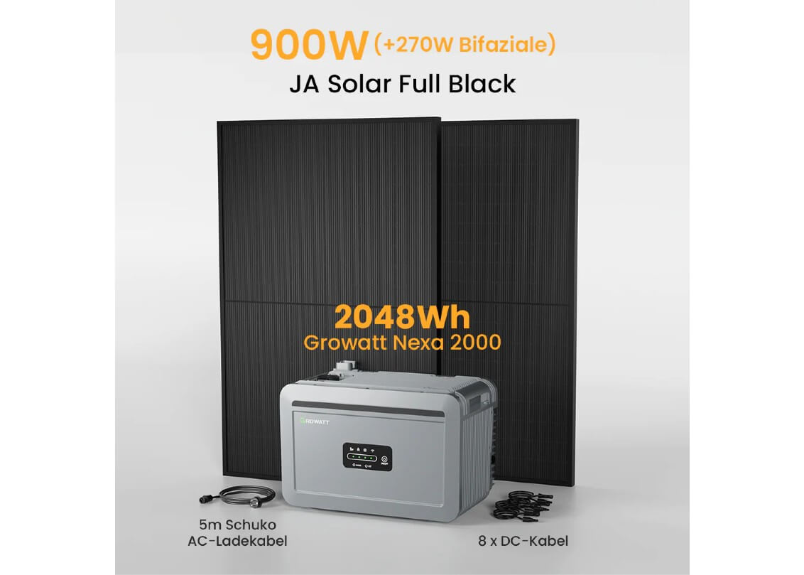 Powerness Balkonkraftwerk mit Speicher