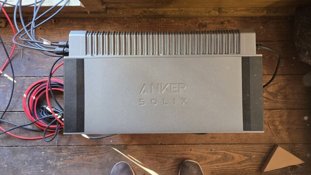 Anker Solarbank 2 Pro Test von oben