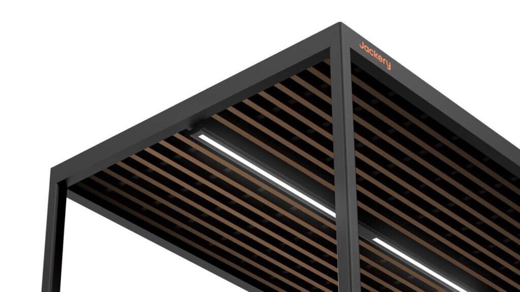Jackery Solar Pergola Pavillon Gazebo Ansicht