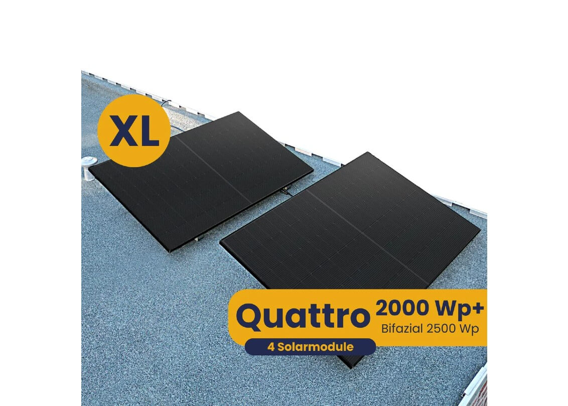 Balkonkraftwerk 2000 Watt Kleines Kraftwerk Quattro