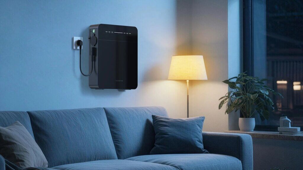 Marstek Venus B Speicher Solarspeicher Akku Wohnzimmer