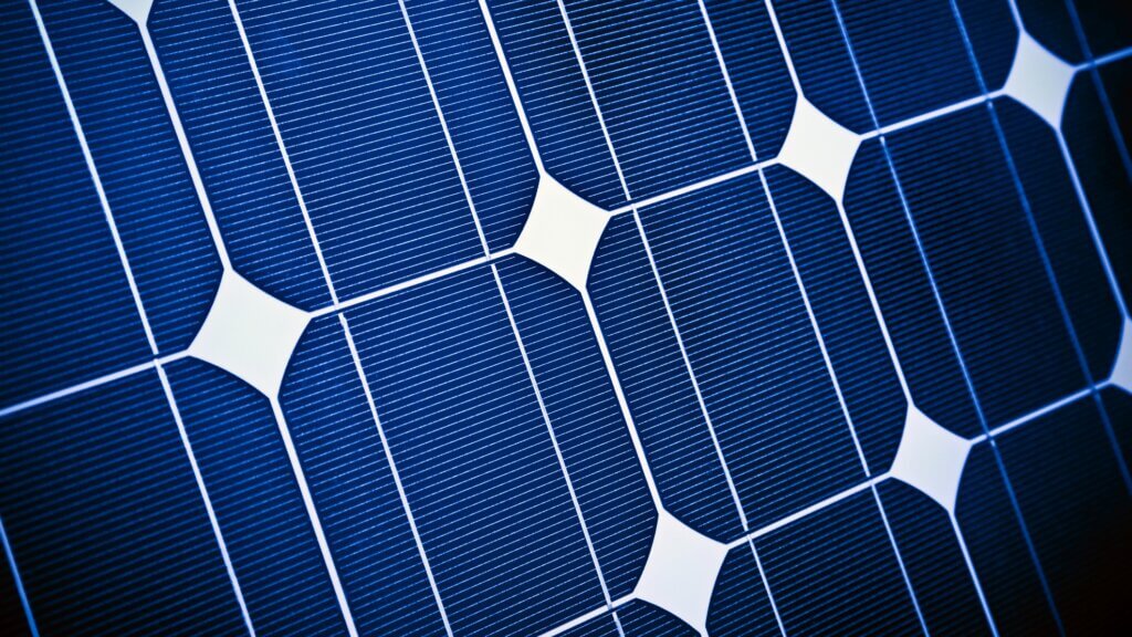 Solarmodul Nahaufnahme