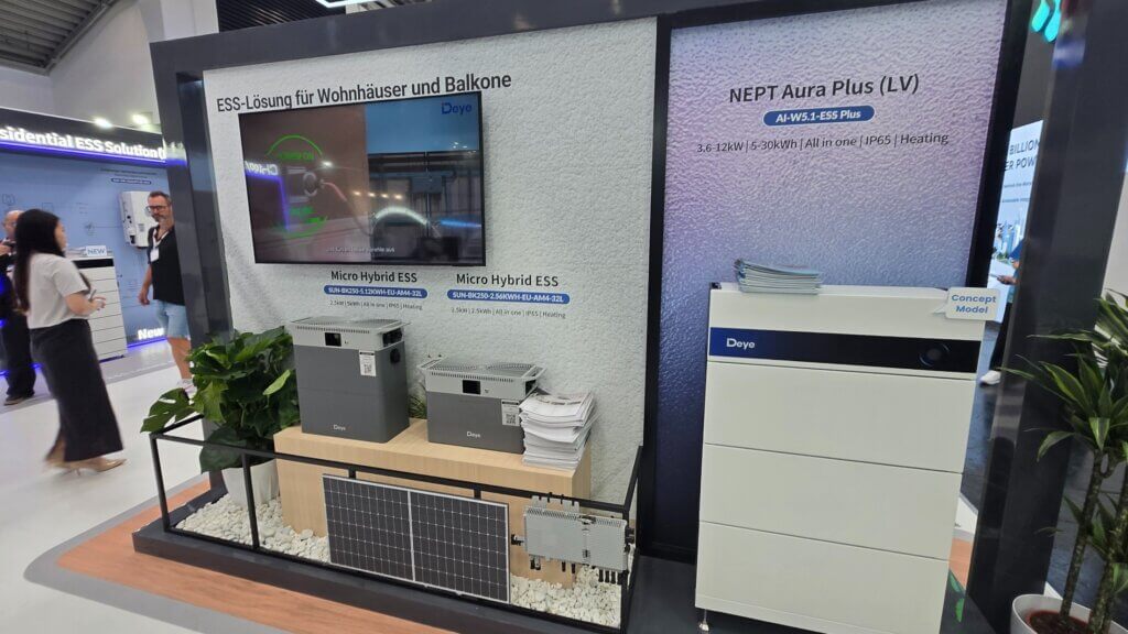 Intersolar 2026 Messe Deye Speicher