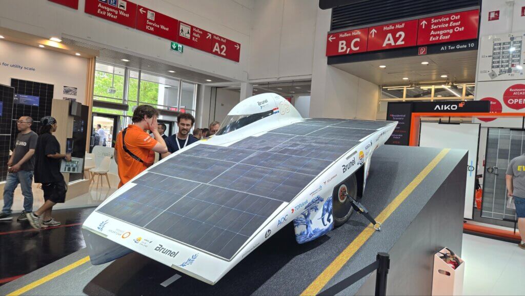 Intersolar 2026 Messe Brunel Solar Racer